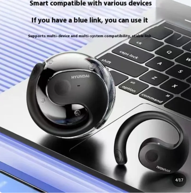 Coconut Ball Wireless Bluetooth Ear Hook Headset with Noise Reduction (Sports Style)