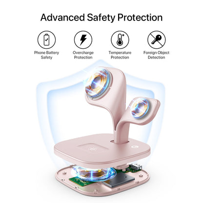 5-in-1 Magnetic Wireless Fast Charging Station