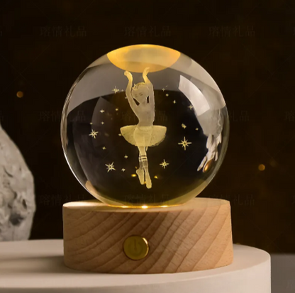 Glowing Crystal Ball