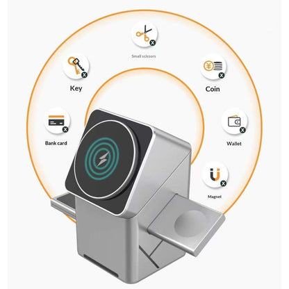 Rotating Cube 3-in-1 Magnetic Wireless Charger