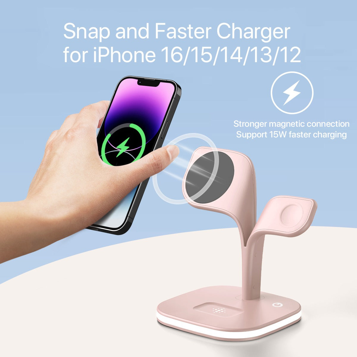 5-in-1 Magnetic Wireless Fast Charging Station