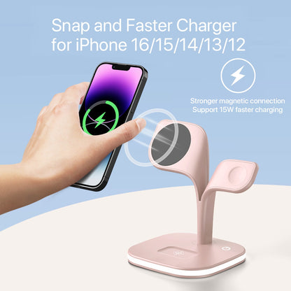 5-in-1 Magnetic Wireless Fast Charging Station