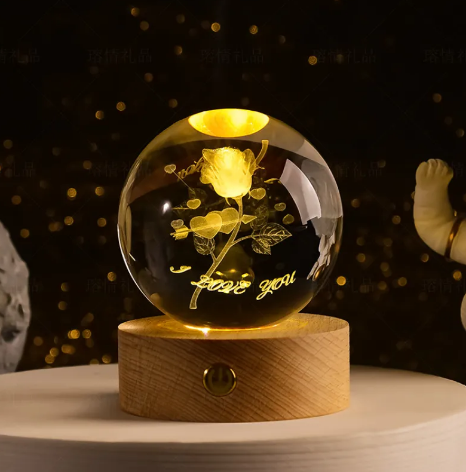 Glowing Crystal Ball