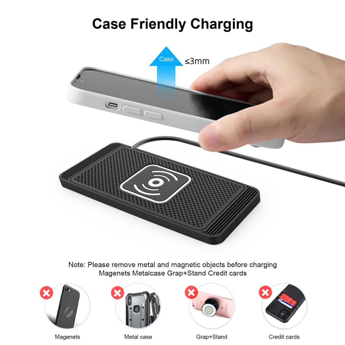 15W Car Wireless Fast Charger