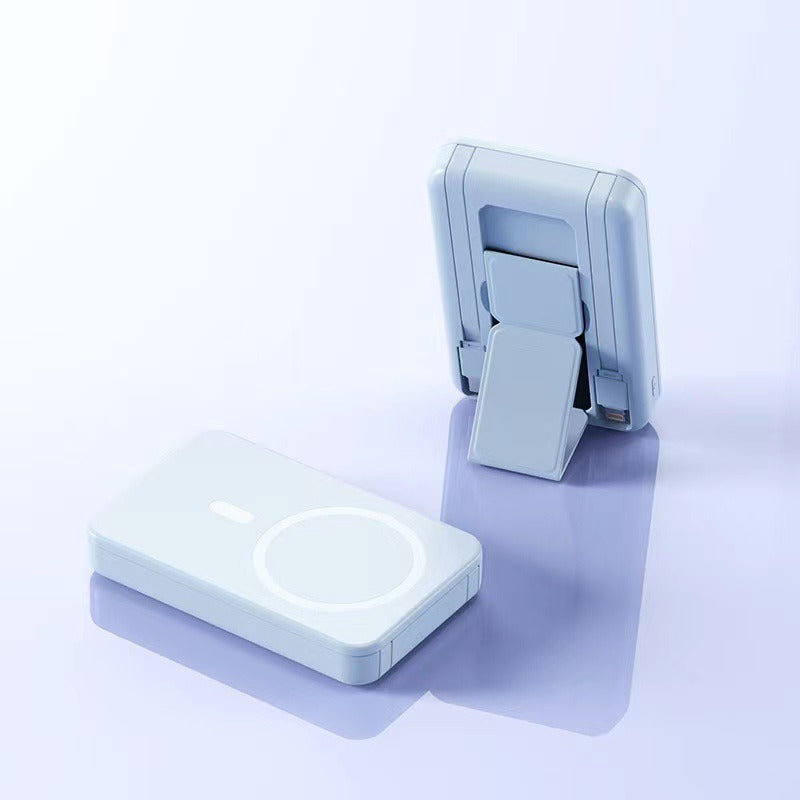 Magnetic Wireless Power Bank with Cable