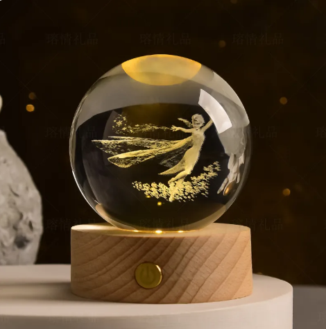 Glowing Crystal Ball