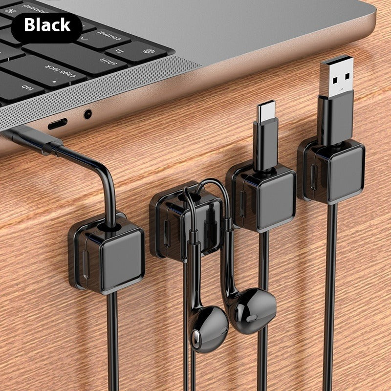 Wall-Mounted Data Cable Organizer