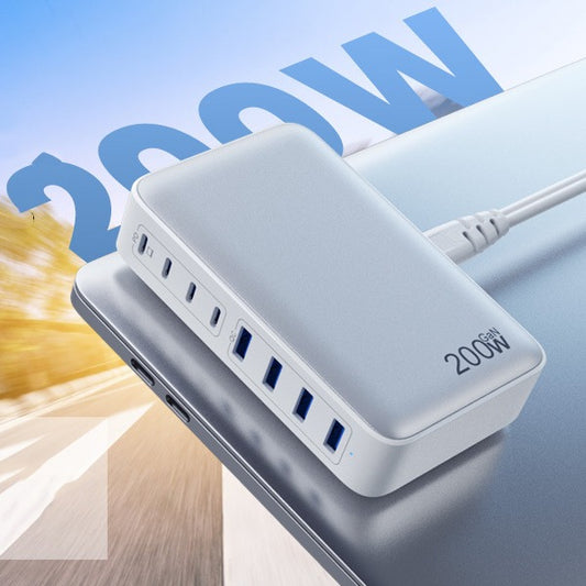 200W Gallium Nitride Charger for Phones & Laptops
