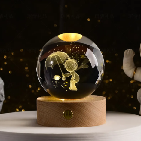 Glowing Crystal Ball