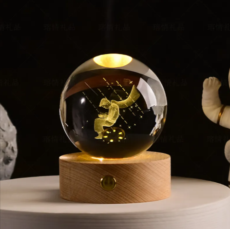 Glowing Crystal Ball