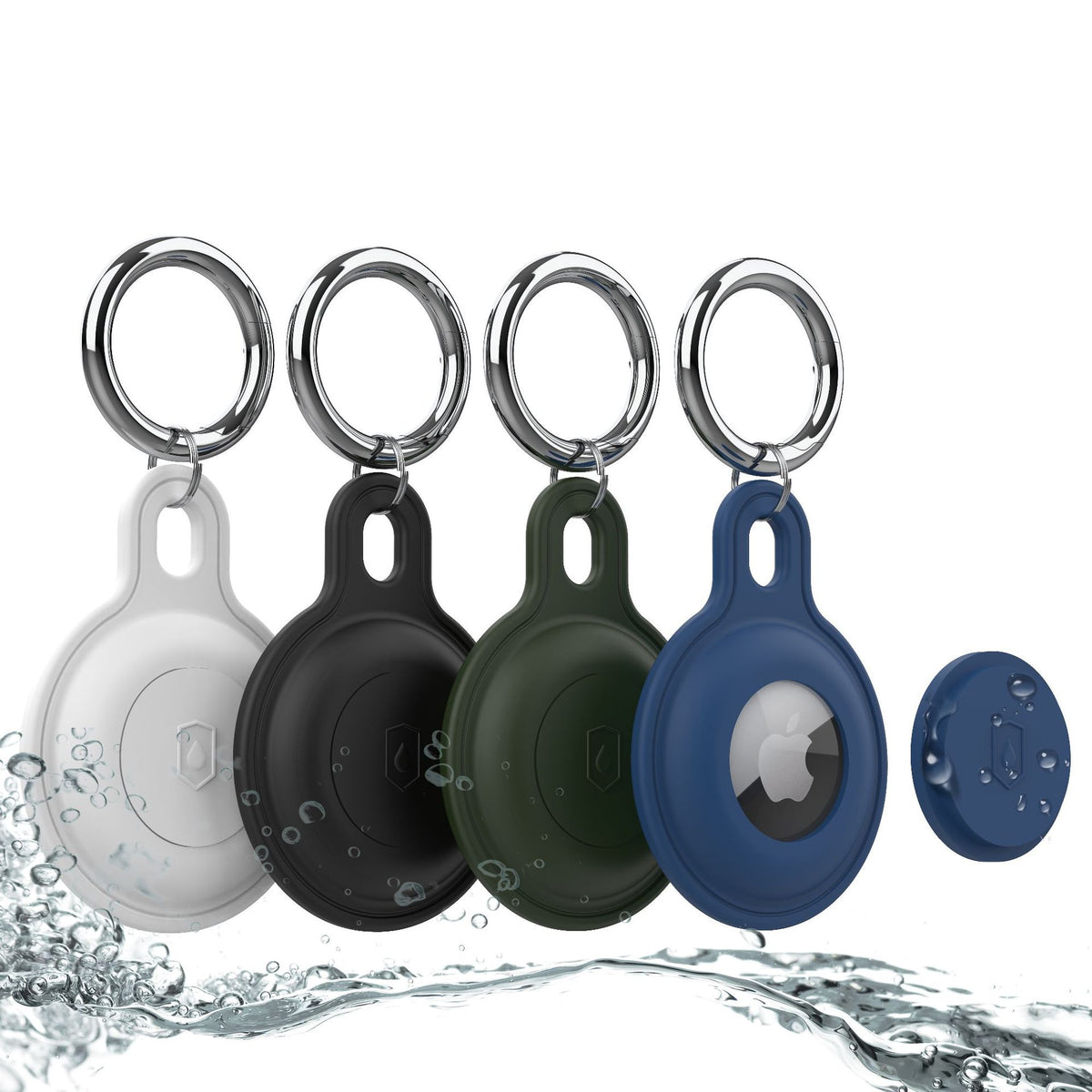 Silicone Protective Case for AirTag Keychain Tracker