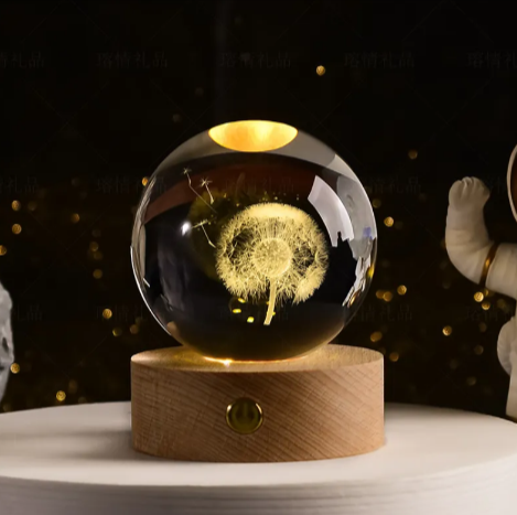 Glowing Crystal Ball