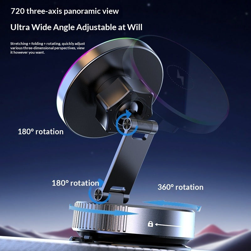 Vacuum-Suction Car Phone Holder